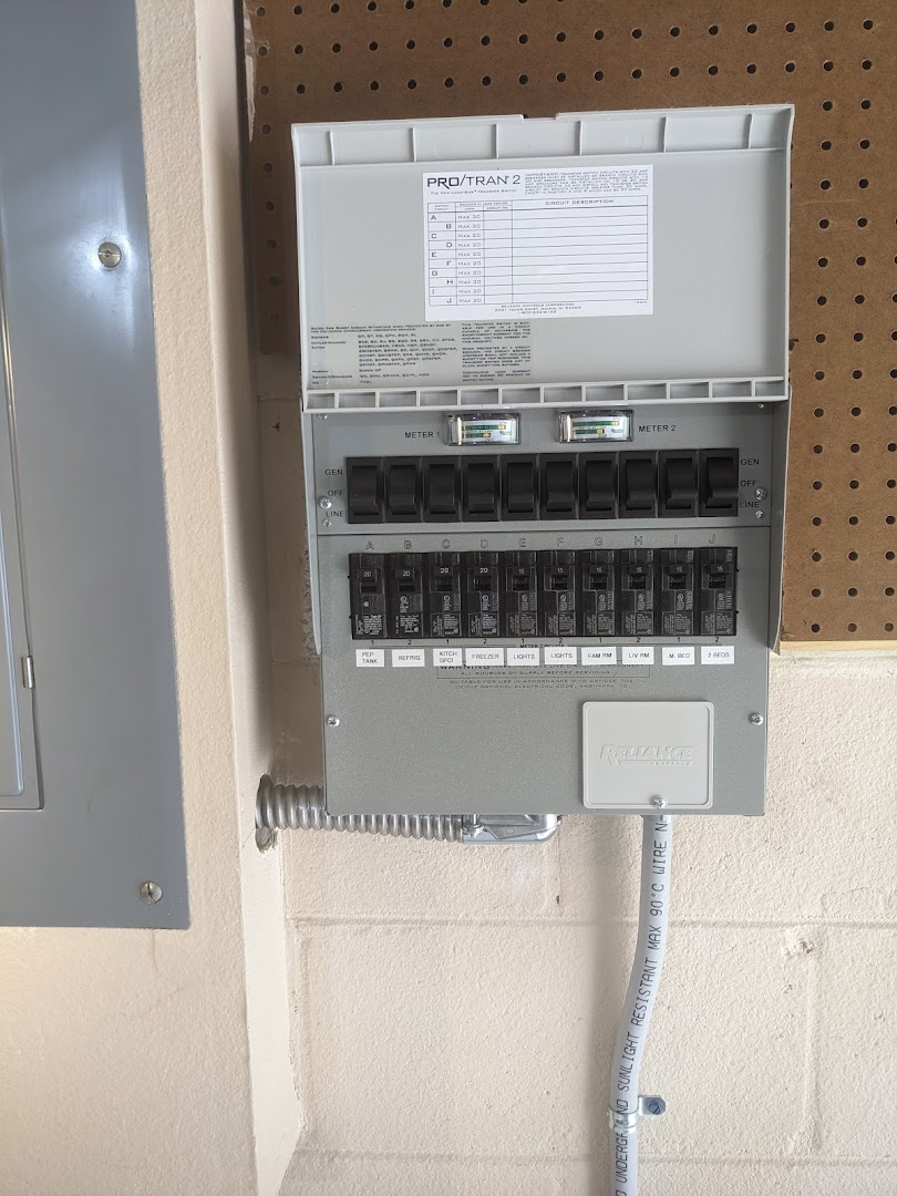 Generator hookup and transfer switch, Palm Coast FL