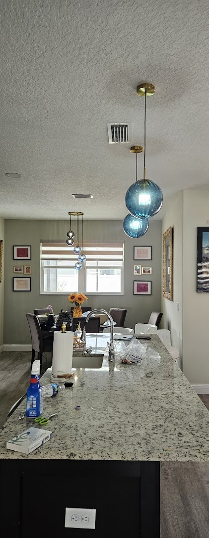 Interior lighting and fixtures by Miklos Electric, Palm Coast FL